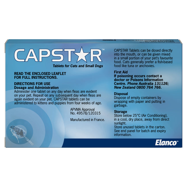 Capstar - Cats and Small Dogs 6 Pack