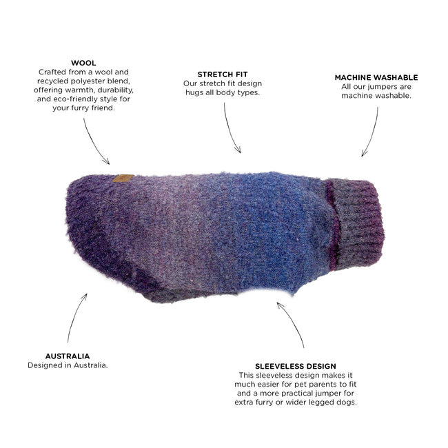 Huskimo Jumper Mohair Dusky Twilight