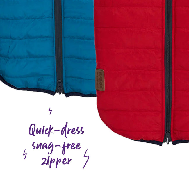 Kazoo Reversible Puffer - Red & Blue