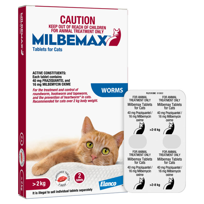 Milbemax - Large Cat 2-8kg