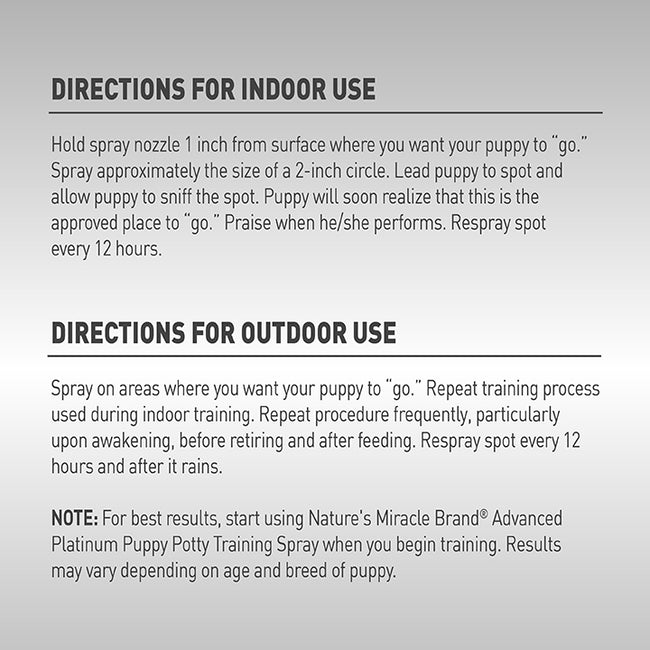 Natures Miracle Puppy Potty Training Spray 473ml