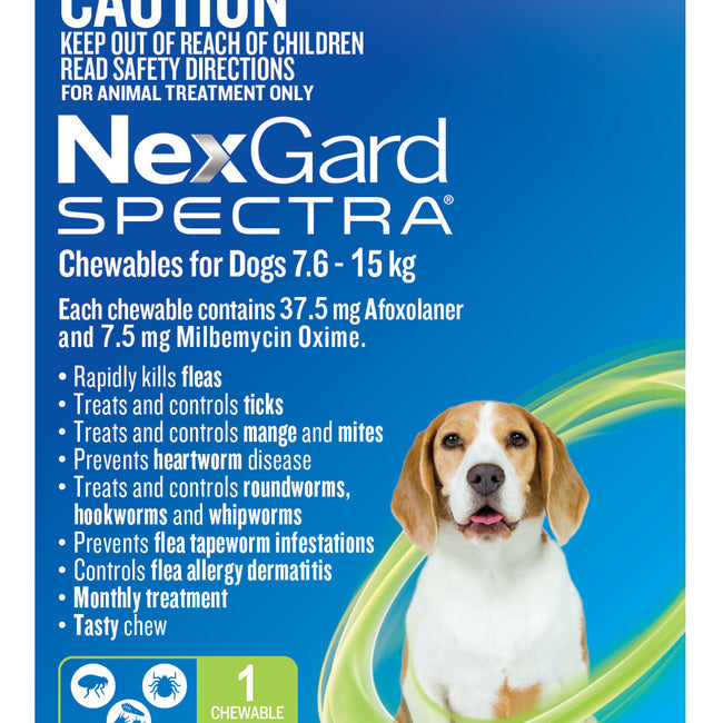 Nexgard Spectra Medium Dog 7.6- 15kg