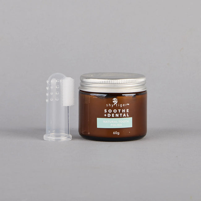 Shy Tiger Natural Toothpaste + Finger Brush 60g