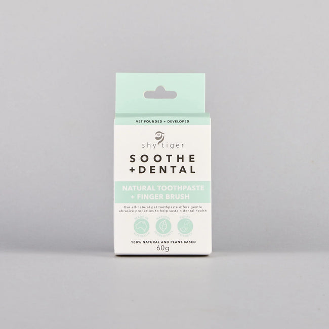 Shy Tiger Natural Toothpaste + Finger Brush 60g
