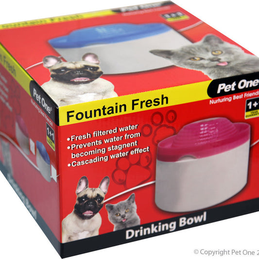 Fountain Fresh Drinking Bowl with Pump