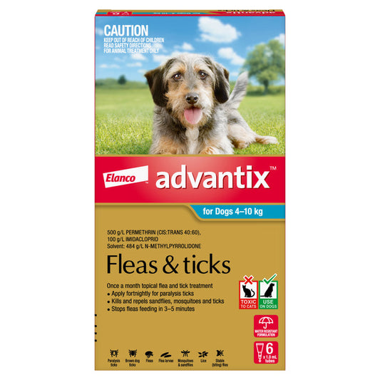 Advantix Medium Dog 4-10kg