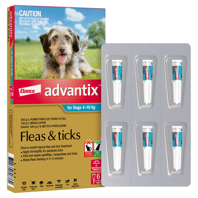 Advantix Medium Dog 4-10kg