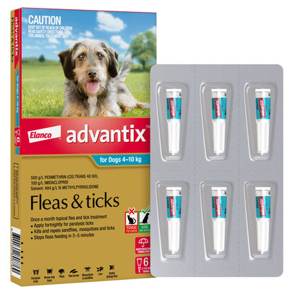 Advantix Medium Dog 4-10kg