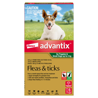 Advantix Small Dog up to 4kg