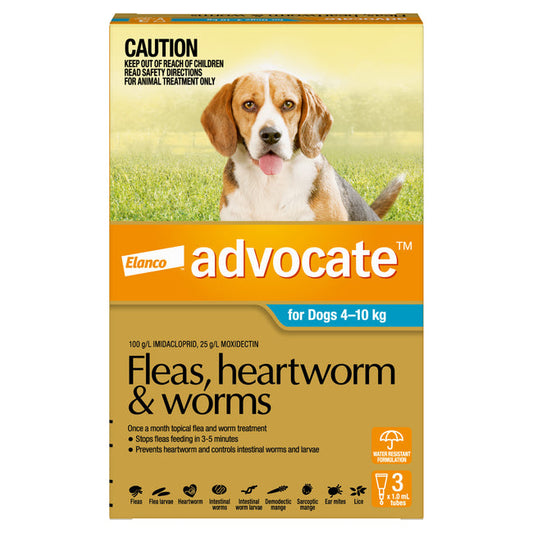 Advocate Blue - Medium Dog 4-10kg