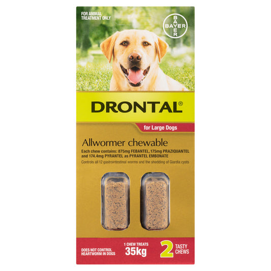 Drontal Allwormer Chewable Large Dog