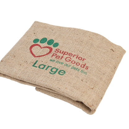 Hessian Bed Replacement Cover with Velcro tabs