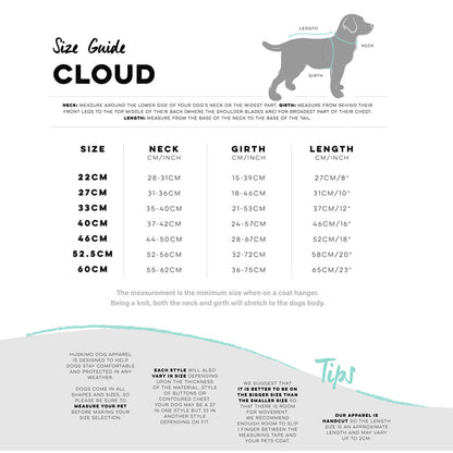 Huskimo Jumper Clouds Baby Blue