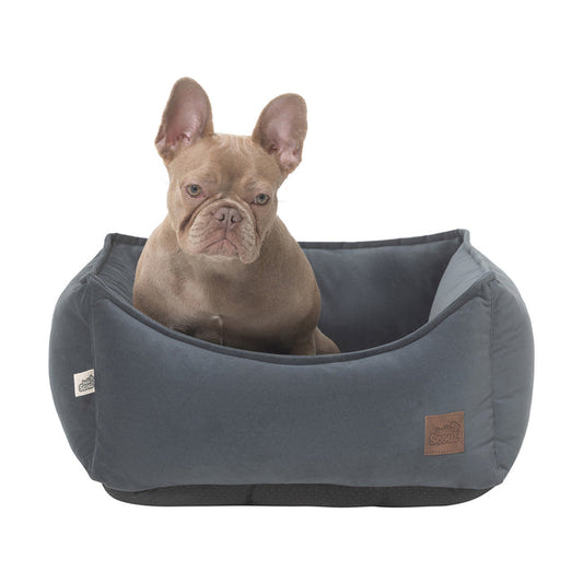 Velvet Square Bolster Bed
