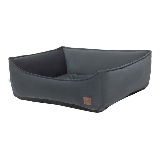 Velvet Square Bolster Bed
