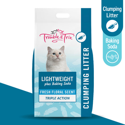 Trouble & Trix Lightweight Litter Plus Baking Soda