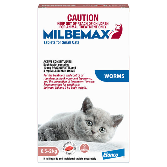 Milbemax - Small Cat 0.5-2kg