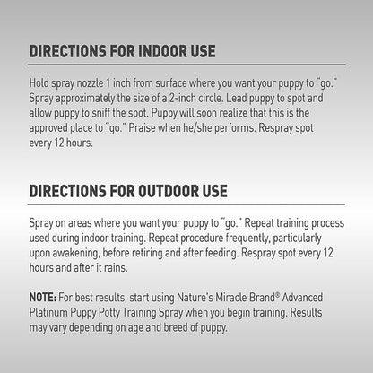 Natures Miracle Puppy Potty Training Spray 473ml