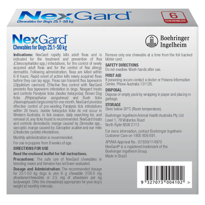 Nexgard Large Dog 25.1- 50kg