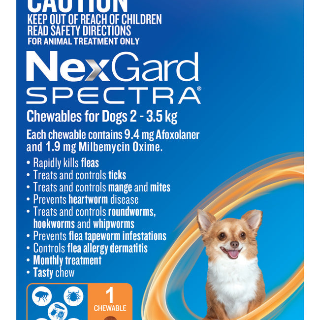 Nexgard Spectra Very Small Dog 2-3.5kg