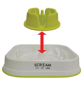Slow Feed Interactive Dog Bowl