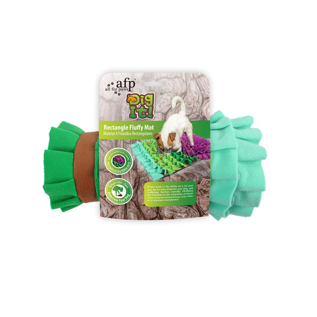 Snuffle Mat - Play & Treat Rectangle Fluffy Mat
