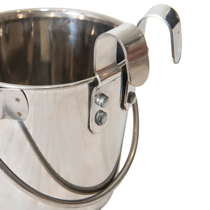 Flat Sided Bucket with Hooks